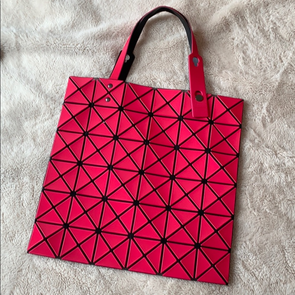 Hot pink Issey Miakye Bao Bao bag